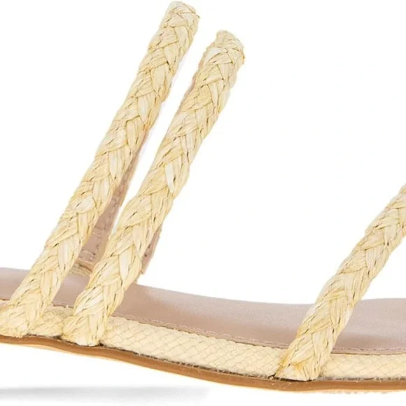 BCBGeneration Beige and Tan Sandals - Picture 2 of 3